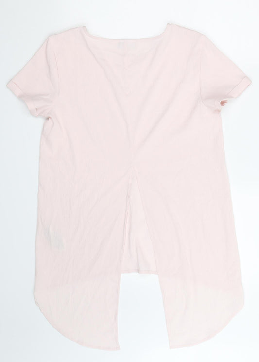 Noisy may Womens Pink Basic Blouse Size M