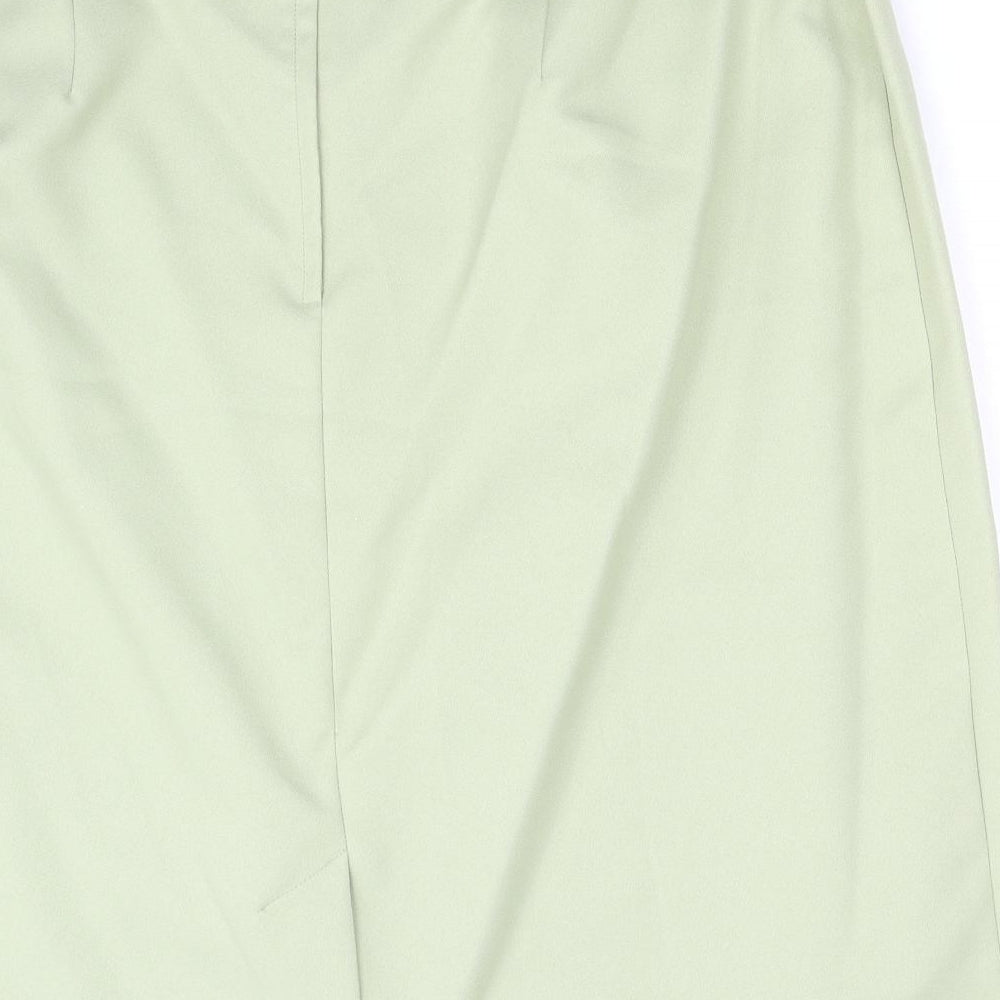 Agenda Womens Green A-Line Skirt Size 26