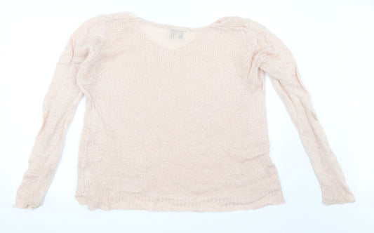Papaya Womens Pink Pullover Jumper Size L
