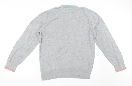 NEXT Mens Grey Pullover Jumper Size M