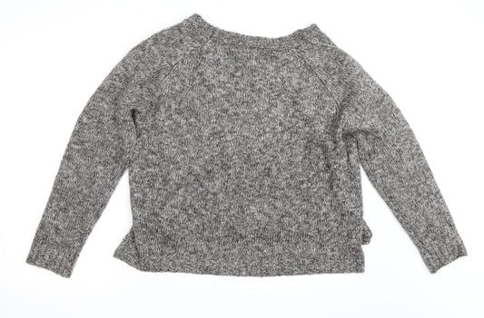 New Look Womens Grey Pullover Jumper Size 16 - penguin