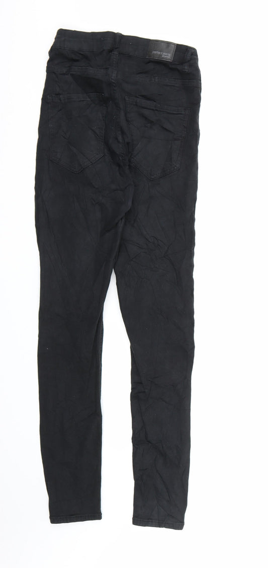 Ginatricot Womens Black Denim Skinny Jeans Size M L29 in