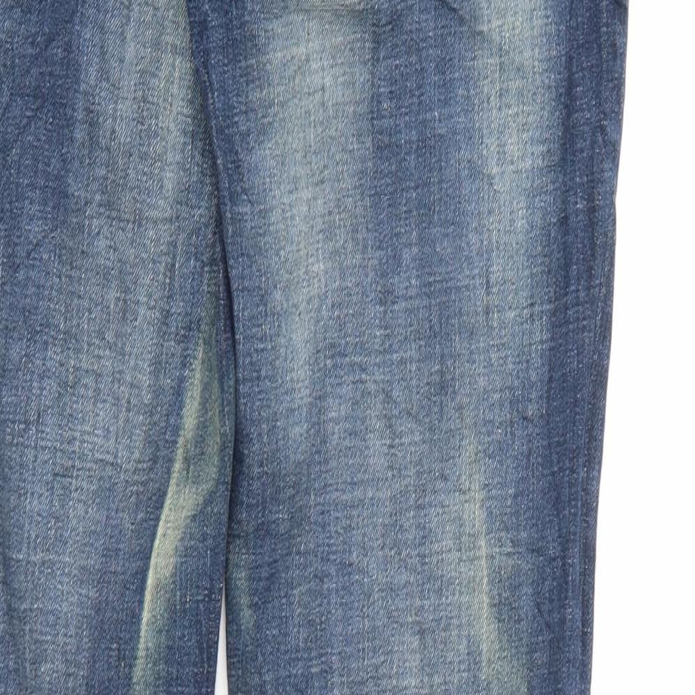 Blend Denim Womens Blue Denim Straight Jeans Size 33 in L33 in
