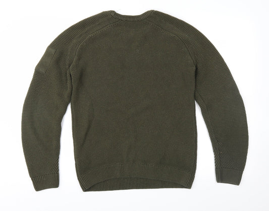Mavi Womens Green Knit Pullover Jumper Size S