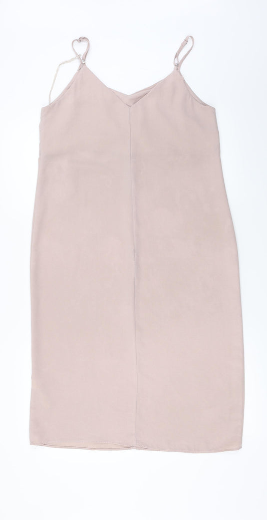 New Look Womens Beige A-Line Size 10