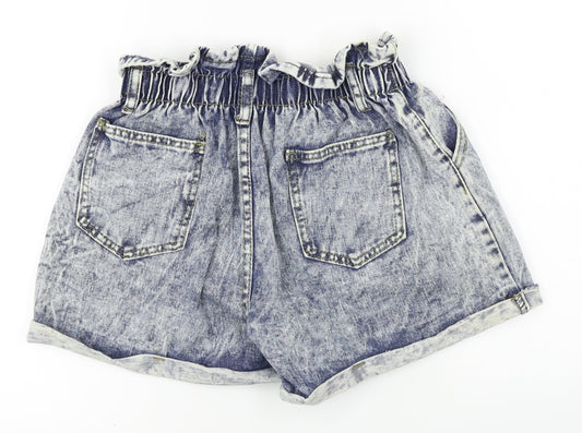 Preworn Womens Blue Chino Shorts Size 24 in