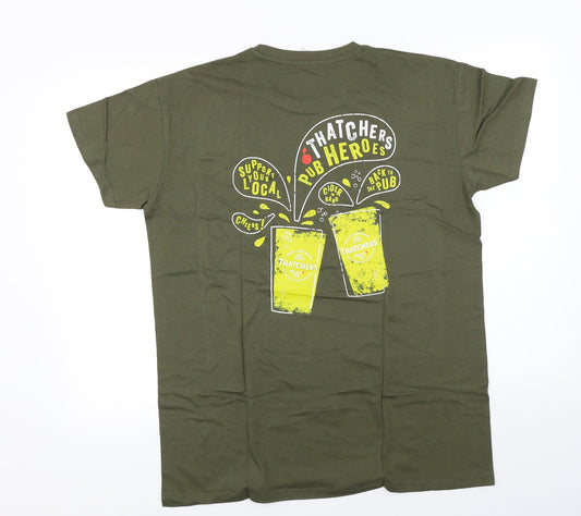 Regent Mens Green T-Shirt Size L
