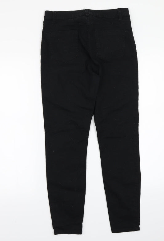 /denim Womens Black Skinny Jeans Size 10 L26 in
