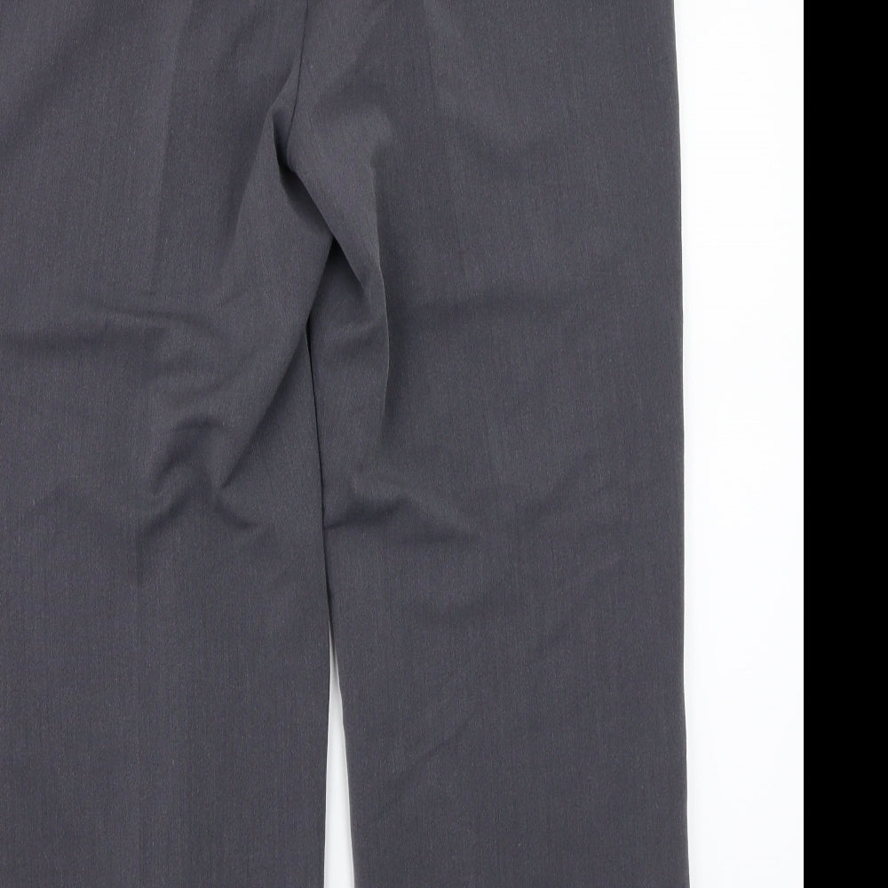 Maine Womens Grey Trousers Size 14 L27 in