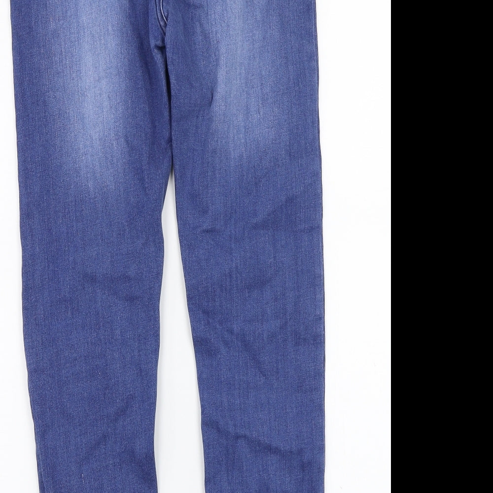 Select Womens Blue Straight Jeans Size 10 L25 in