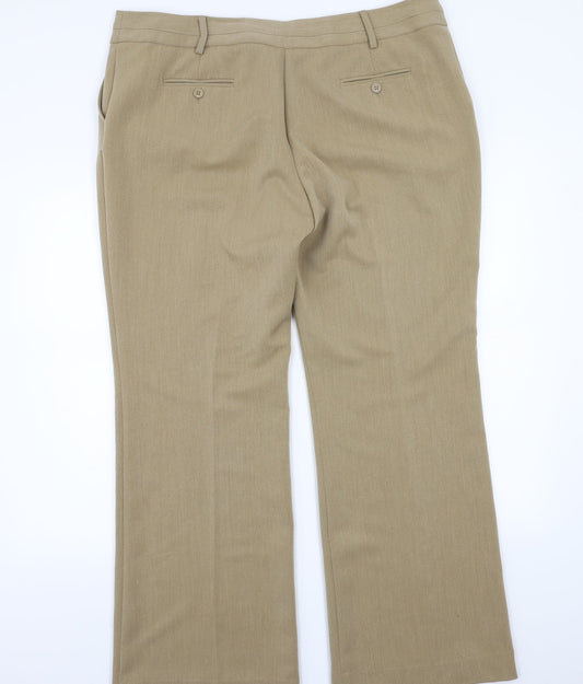 Epilogue Womens Brown Trousers Size 20 L28 in