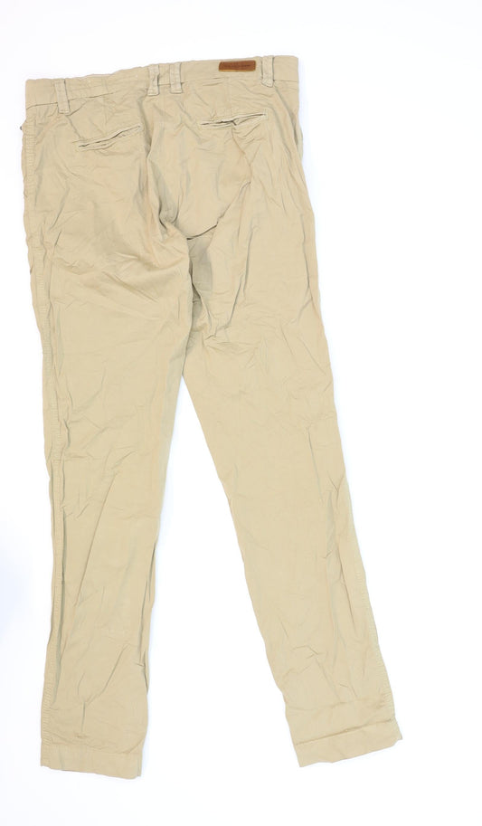 OPUS Womens Beige Chino Trousers Size 38 in L30 in