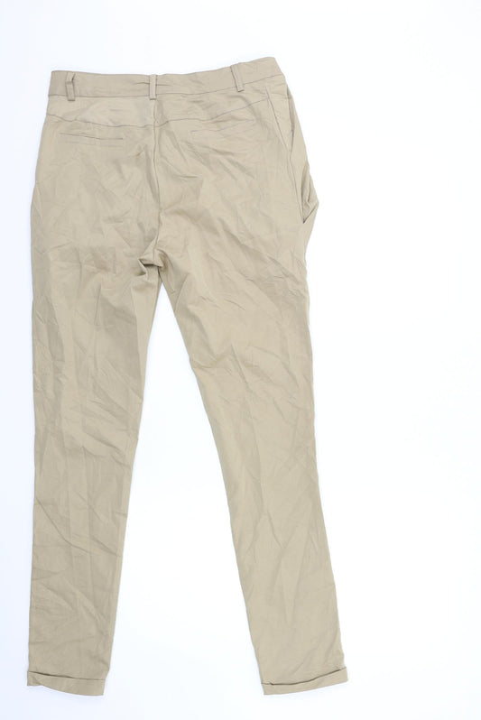 Toxik3 Womens Beige Chino Trousers Size 30 in L29 in