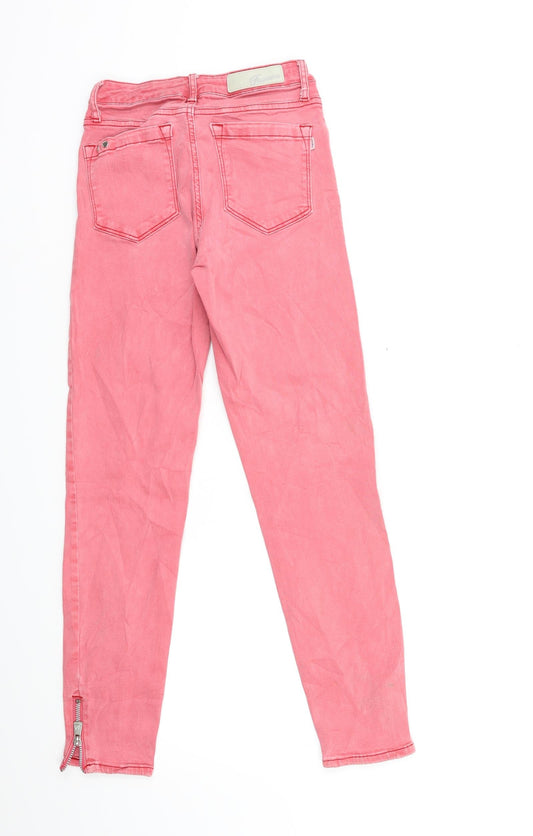 JEAN PAUL Womens Pink Denim Skinny Jeans Size S L27 in