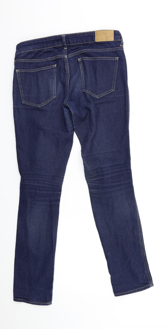 Preworn Womens Blue Denim Skinny Jeans Size 28 in L30 in
