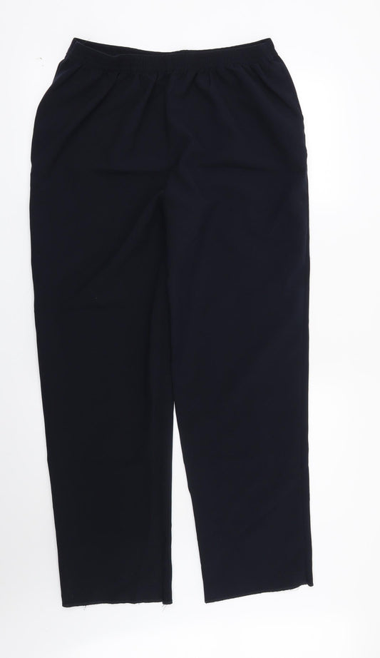 ISLE Womens Blue Trousers Size 14 L28 in