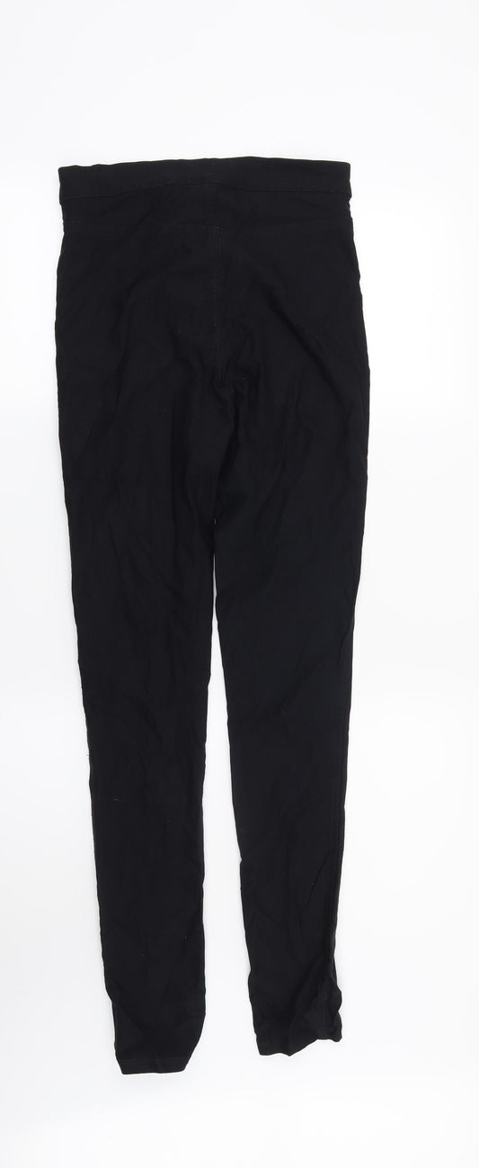 H&M Womens Black Trousers Size 10 L29 in