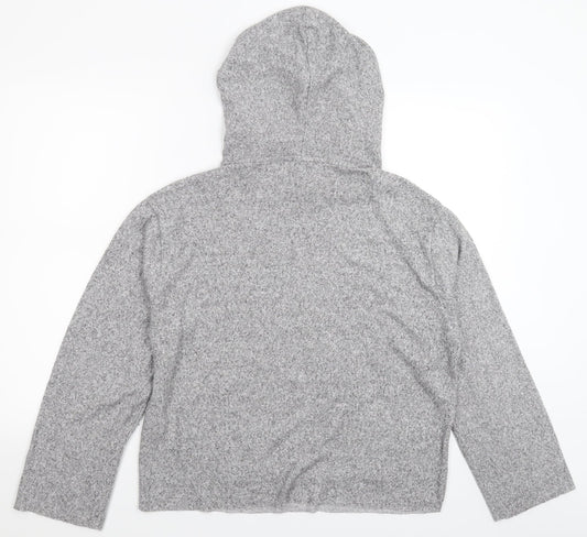 Zara Womens Grey Pullover Hoodie Size S