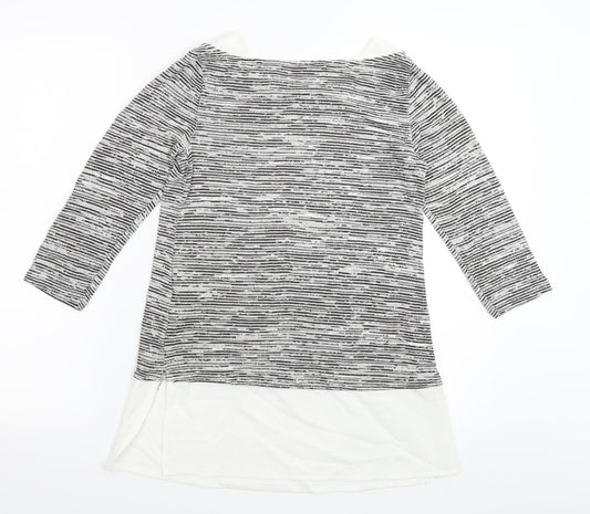 Dorothy Perkins Womens Grey Knit Pullover Jumper Size 6