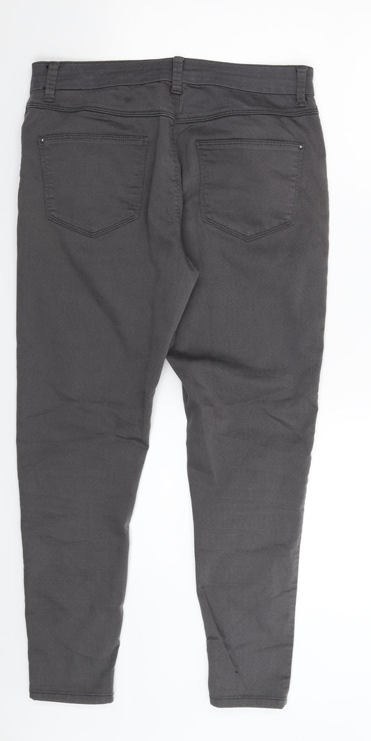 Marks and Spencer Womens Grey Denim Jegging Jeans Size 12 L26 in