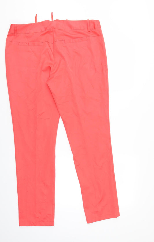 MG Meg Womens Red Trousers Size 18 L28 in