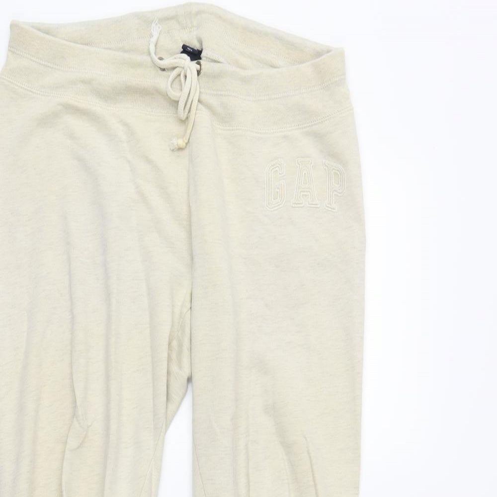Gap Mens Ivory Jogger Trousers Size S L24 in