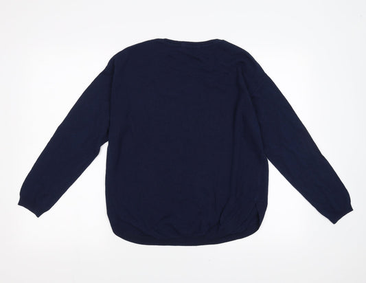 Sainsburys Womens Blue Pullover Jumper Size 12