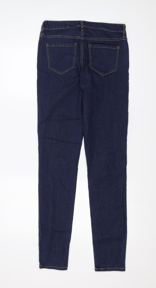 Old Navy Womens Blue Denim Skinny Jeans Size 28 L31 in