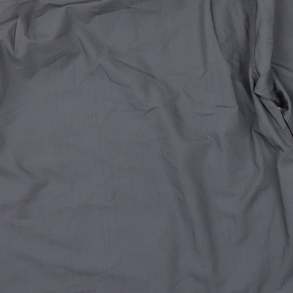 Marks and Spencer Mens Grey Button-Up Size 15