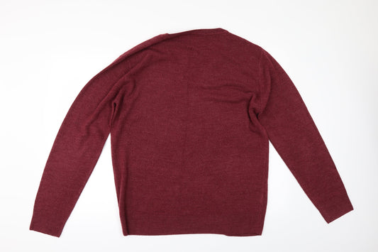 Matalan Mens Red Pullover Jumper Size L