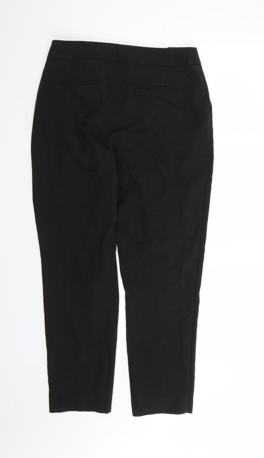 Warehouse Womens Black Rayon Dress Pants Trousers Size 12 L28 in