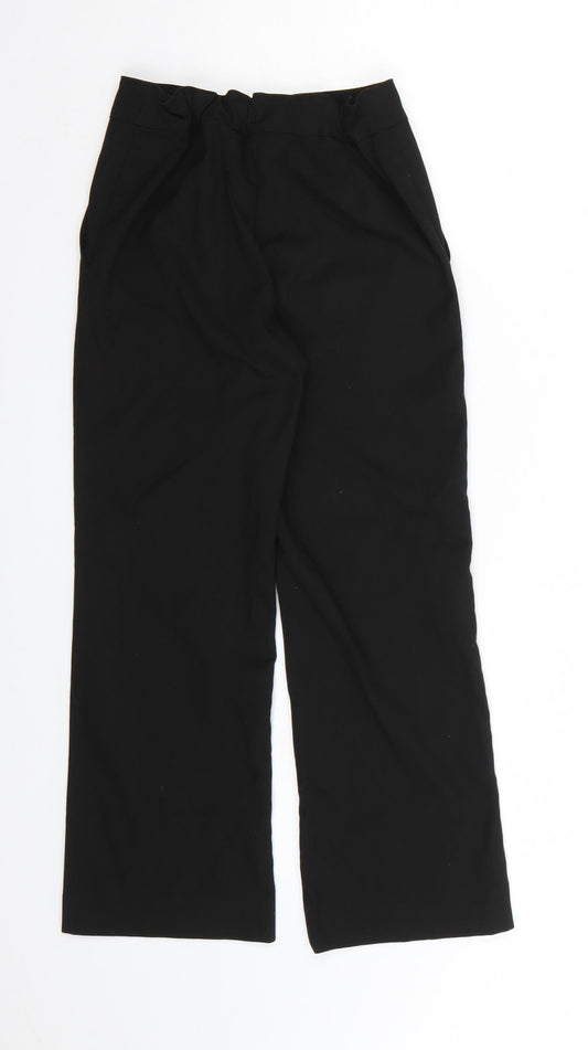 Top Class Boys Black Rayon Dress Pants Trousers Size 9 Years - School Trousers