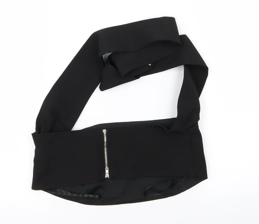 Missguided Womens Black Basic Tank Size 10 - CROP