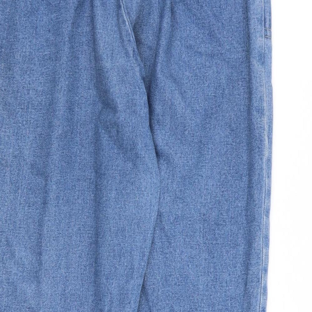 Cabin Creek Womens Blue Denim Straight Jeans Size 6 L25 in - Stretch waistband