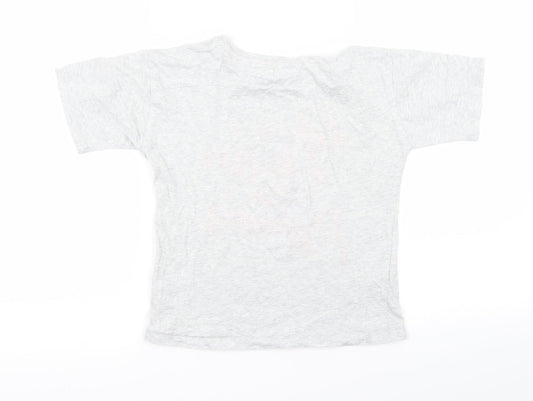 Asda George Girls Grey Top Pyjama Top Size 7-8 Years