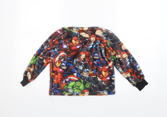 Matalan Boys Blue Geometric Pyjama Top Size 7 Years - Marvel