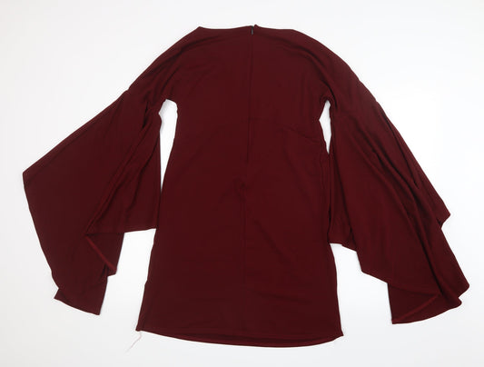 Missguided Womens Red Mini Size 10