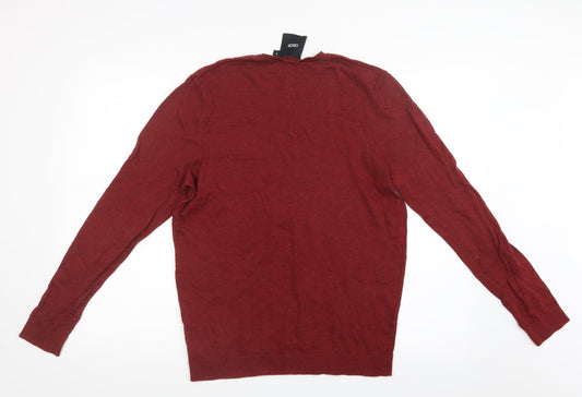 ASOS Mens Red Knit T-Shirt Size M