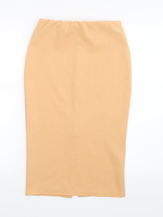 Missguided Womens Beige Straight & Pencil Skirt Size 8