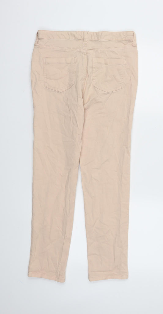 F&F Womens Pink Skinny Jeans Size 8 L27 in
