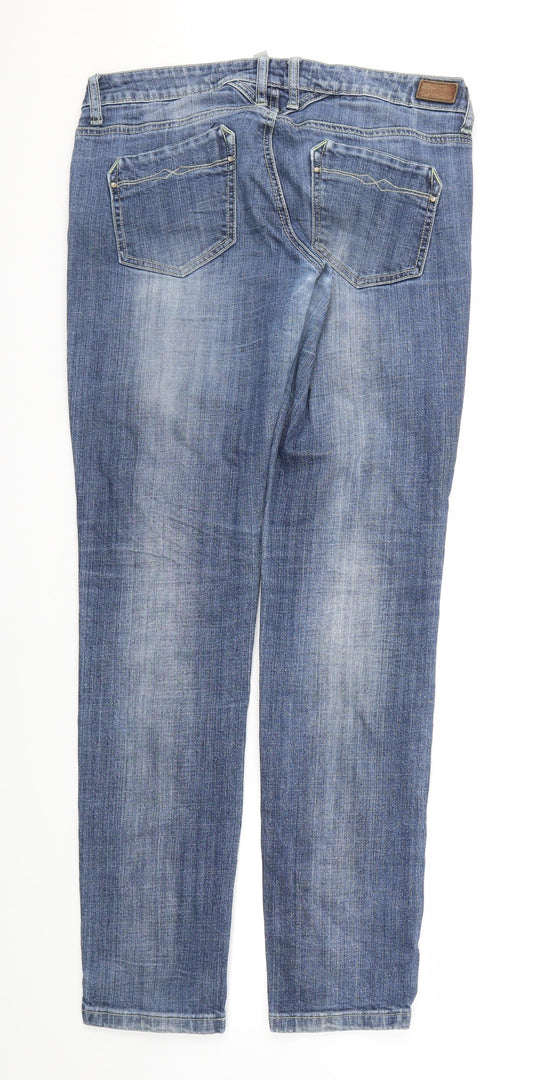mango jeans Womens Blue Skinny Jeans Size 8 L34 in