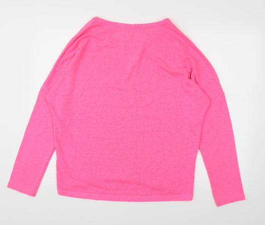 Boux Avenue Womens Pink Pullover Jumper Size 8
