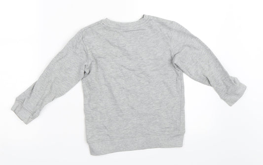 Urban Rascals Boys Grey Pullover Sweatshirt Size 5-6 Years