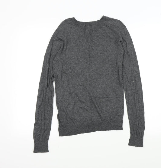 H&M Womens Grey Pullover Jumper Size S