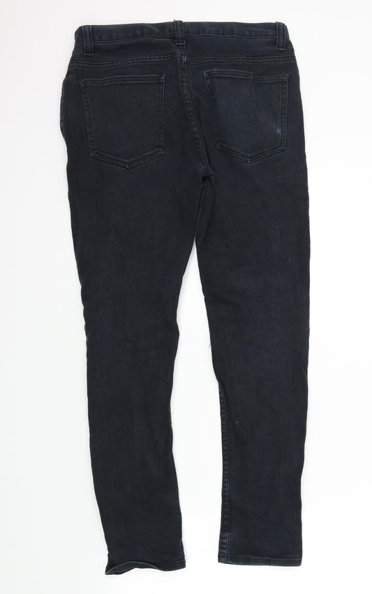 denim co Womens Black Skinny Jeans Size 30 L30 in