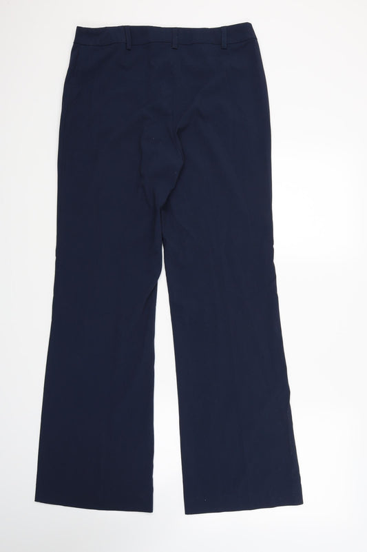Preworn Womens Blue Trousers Size 12 L28 in