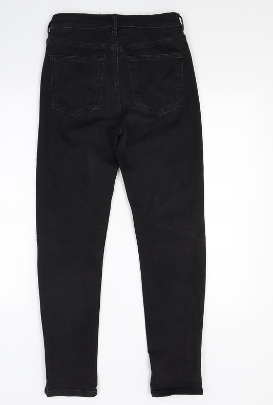 Marks and Spencer Womens Black Denim Skinny Jeans Size 10 L27 in