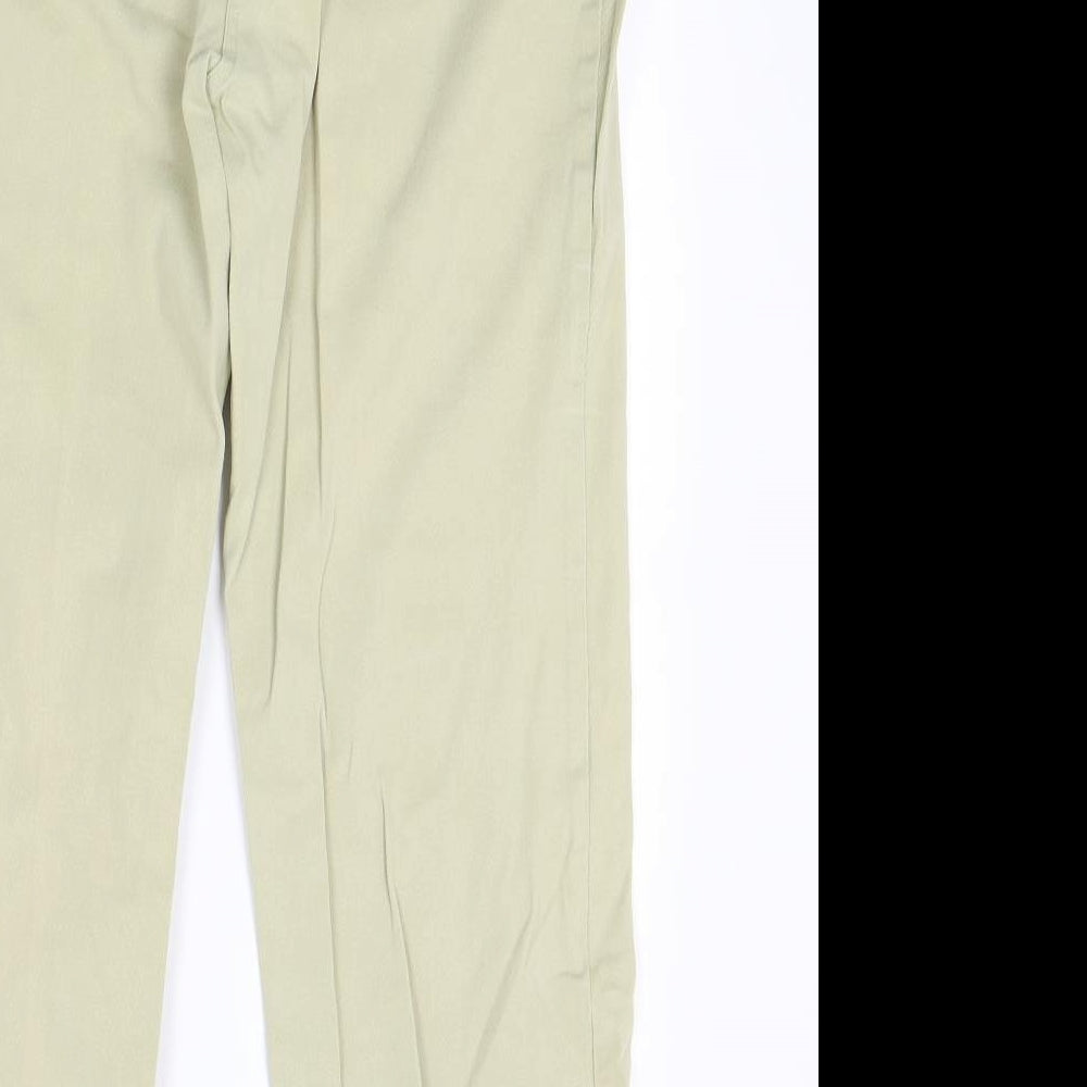 Jumper Womens Green Denim Straight Jeans Size 14 L25 in