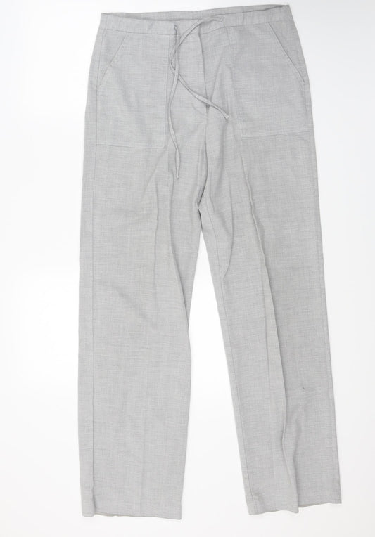 For Women Womens Grey Trousers Size 12 L29 in