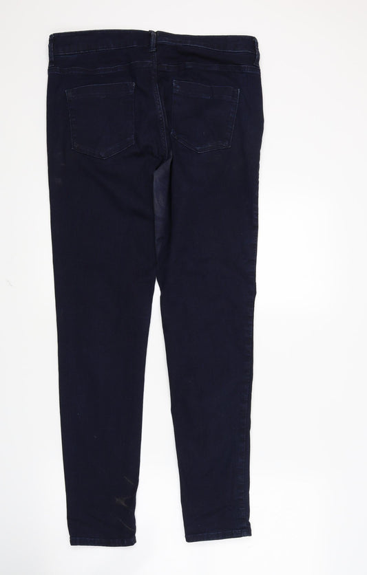 FC Jeans Womens Blue Denim Skinny Jeans Size 14 L27 in